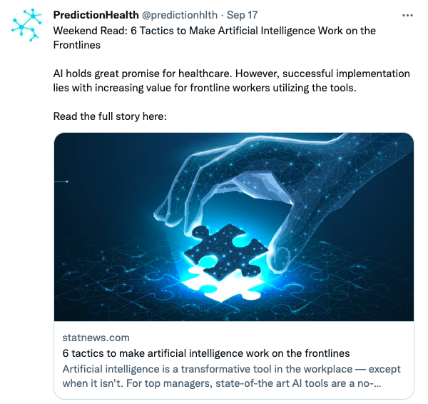 PredictionHealth Twitter